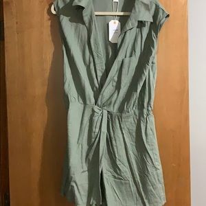 Linen Skort Romper